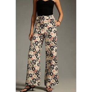 Magali Pascal Kaloki Floral Linen Wide
Leg Belted Pants